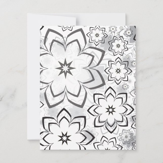 Floral Design 11 Note Card (Front)