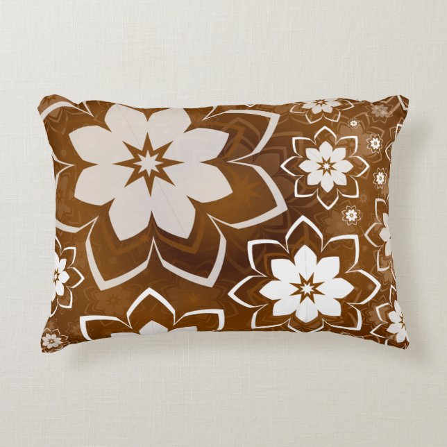 Floral Design 13 Accent Pillow (Front)