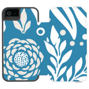 Floral Design 20 iPhone SE/5/5s Wallet Case
