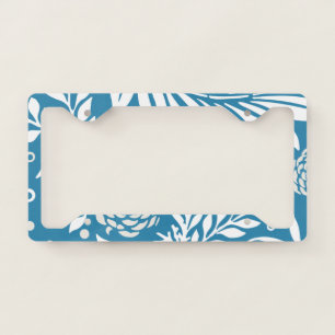 Floral Design 20 License Plate Frame