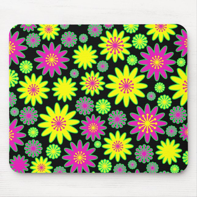 Floral Design.210513 Mouse Pad (Front)