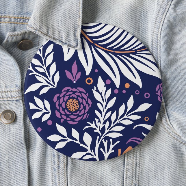 Floral Design 22 Button (In Situ)