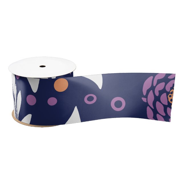 Floral Design 22 Satin Ribbon (Spool)