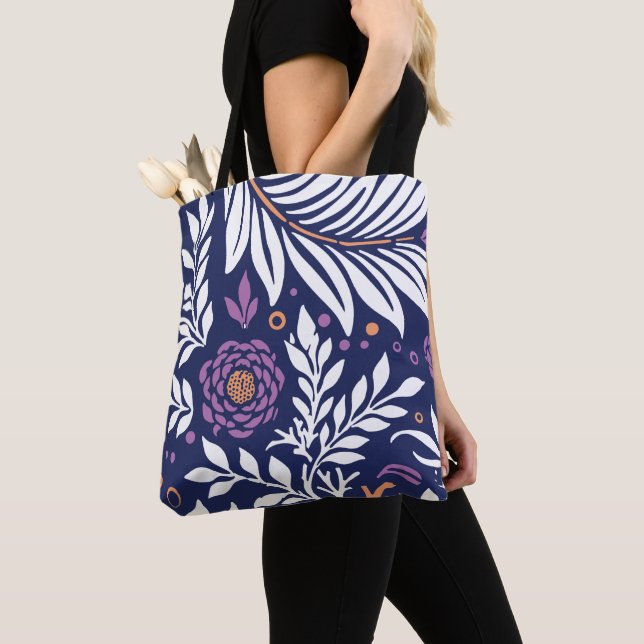 Floral Design 22 Tote Bag (Close Up)