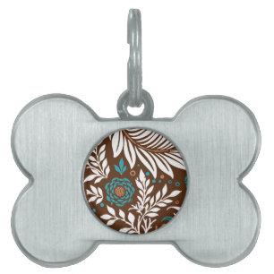 Floral Design 23 Pet ID Tag