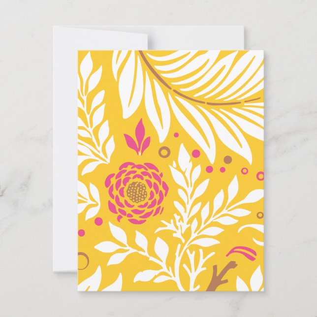 Floral Design 24 Note Card (Front)