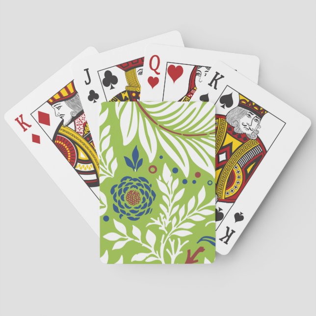 Floral Design 27 Poker Cards (Back)