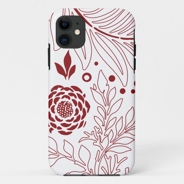 Floral Design 28 Case-Mate iPhone Case (Back)