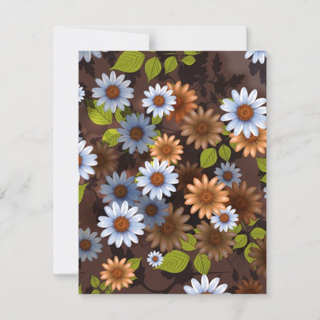 Floral Design 2 Note Card (Front)