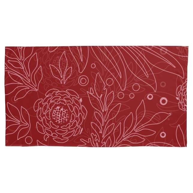 Floral Design 30 Pillow Case (Front)
