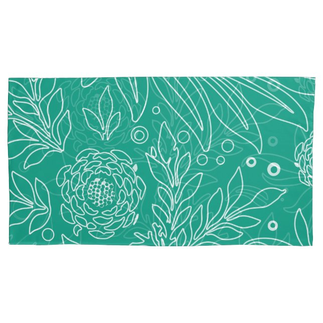 Floral Design 34 Pillow Case (Front)