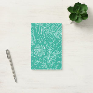 Floral Design 34 Post-it Notes