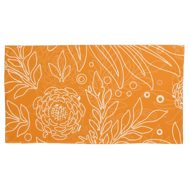 Floral Design 35 Pillow Case (Front)