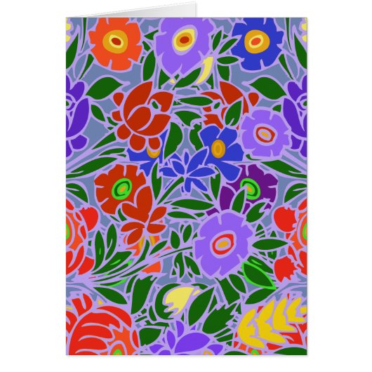 Floral Design #5 Customizable Cards (Front)