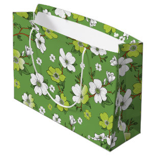 Floral Design 6 Large Gift Bag