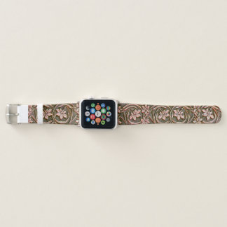 Floral design apple watch band