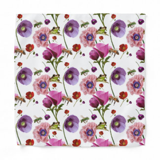 Floral design bandana