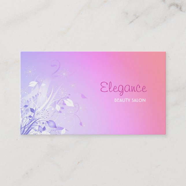 Floral Design Business Card (Front)