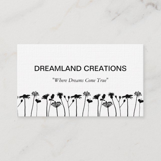 FLORAL DESIGN BUSINESS CARDS (Front)