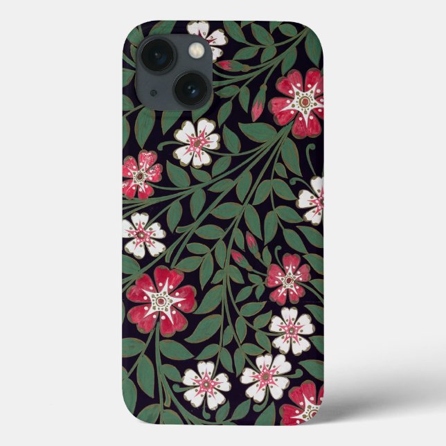Floral Design by J. Owen, 1863 Case-Mate iPhone Case (Back)