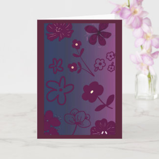 Floral Design  Card