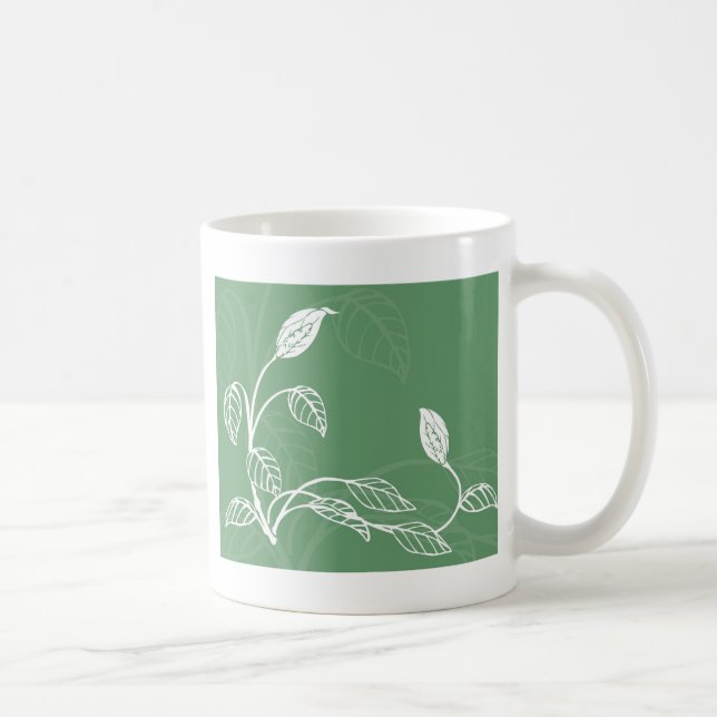 floral design coffee mug (Right)