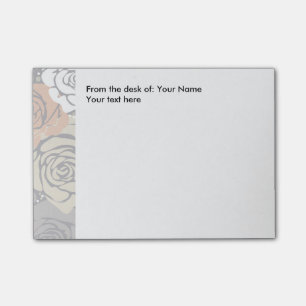 Floral Design From The Desk Of Post-it Notes