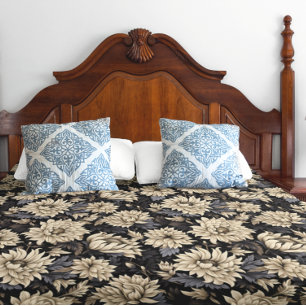 Floral Design in the William Morris Style Duvet Cover
