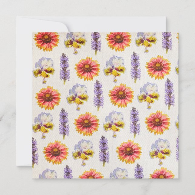 Floral Design Invitation (Front)