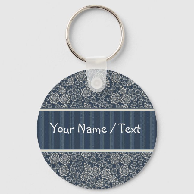 Floral Design Keychain (Front)