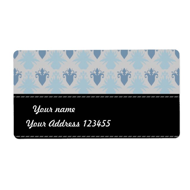 Floral design label (Front)