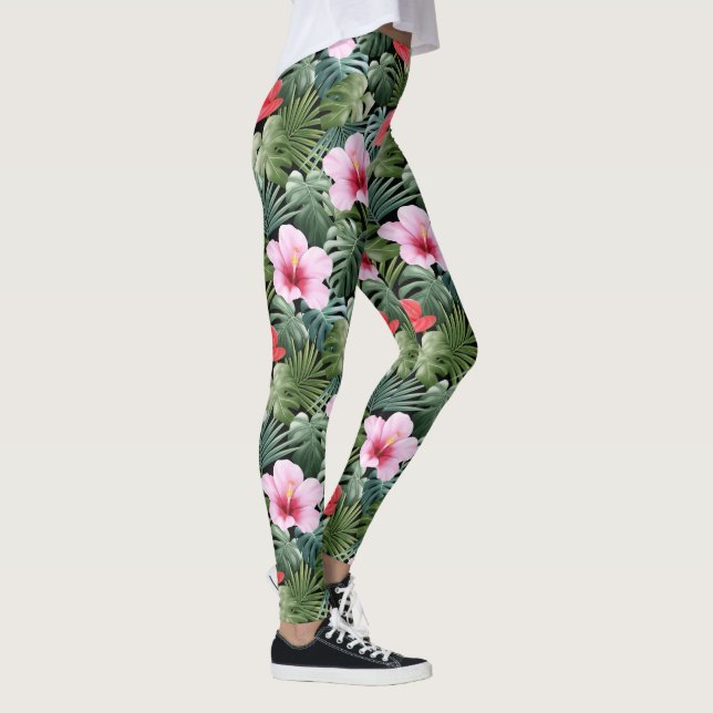 Floral design leggings (Right)