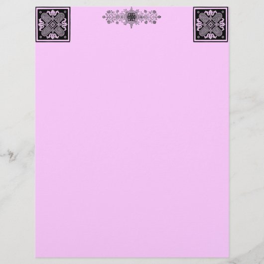 Floral Design Letterhead (Front)
