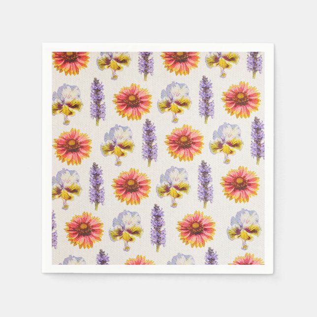 Floral Design Napkins (Front)