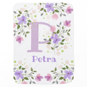 Floral Design Newborn Baby Blanket