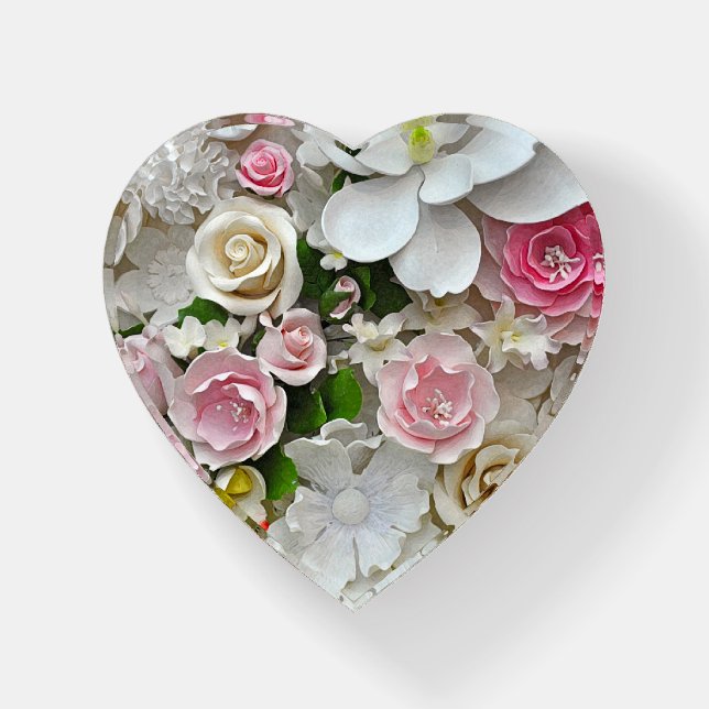 Floral design paperweight (Front)