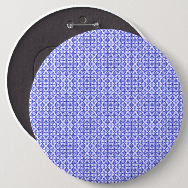 Floral Design Pattern Button (Front & Back)