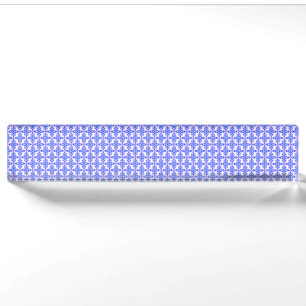 Floral Design Pattern Desk Name Plate