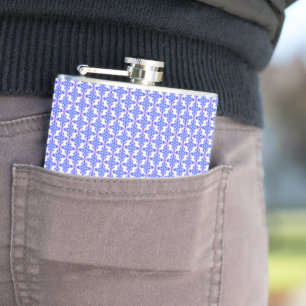 Floral Design Pattern Flask