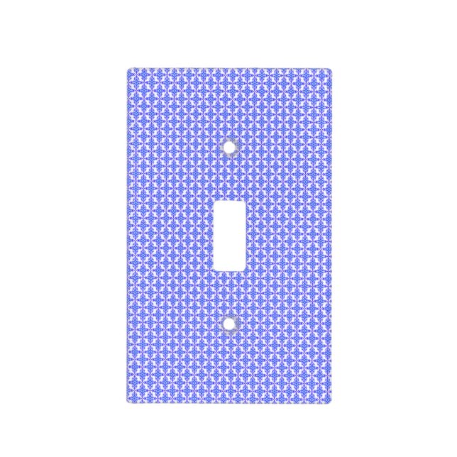 Floral Design Pattern Light Switch Cover (Front)