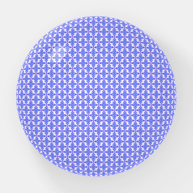 Floral Design Pattern Paperweight (Front)