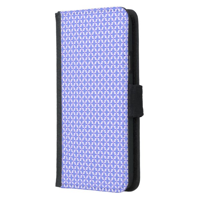 Floral Design Pattern Samsung Galaxy Wallet Case (Left)