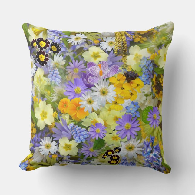 Floral Design Pillow (Front)