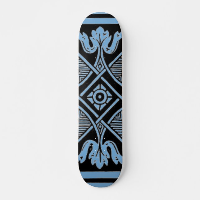 Floral Design Skateboard (Front)