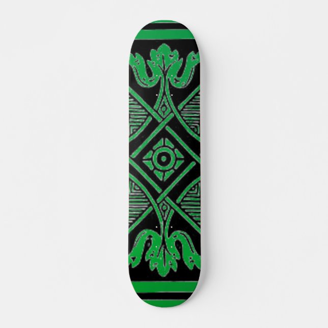 Floral Design Skateboard (Front)
