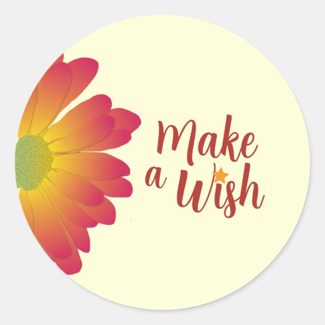 Floral design sticker (Front)