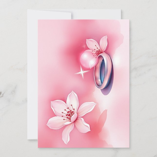 Floral Design: Timeless Beauty and Elegance Invitation (Front)