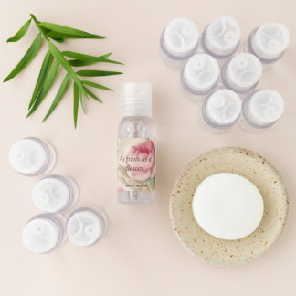 Floral Design Travel Sized Hand Sanitizer 12 Pack