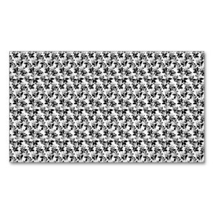 floral Design Twenty One Business Card Magnet