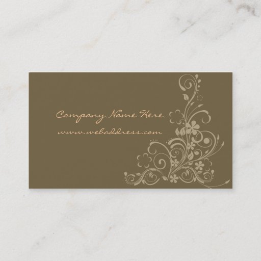 Customizable Floral Designer Business Cards